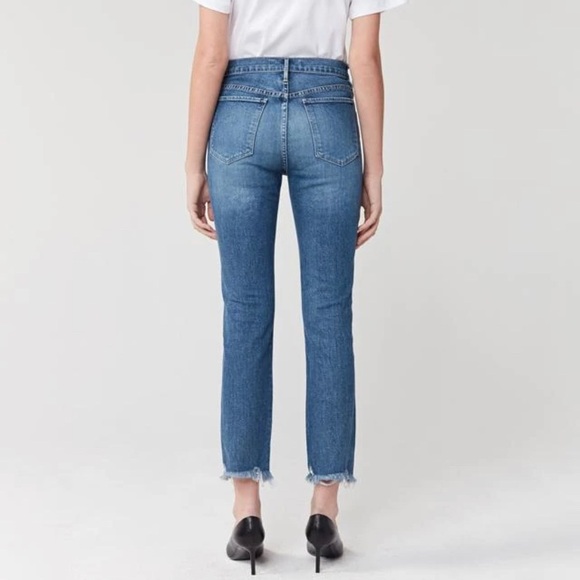 3X1 Jeans W3 Straight Crop Ace Sz. 26 - Picture 2 of 15